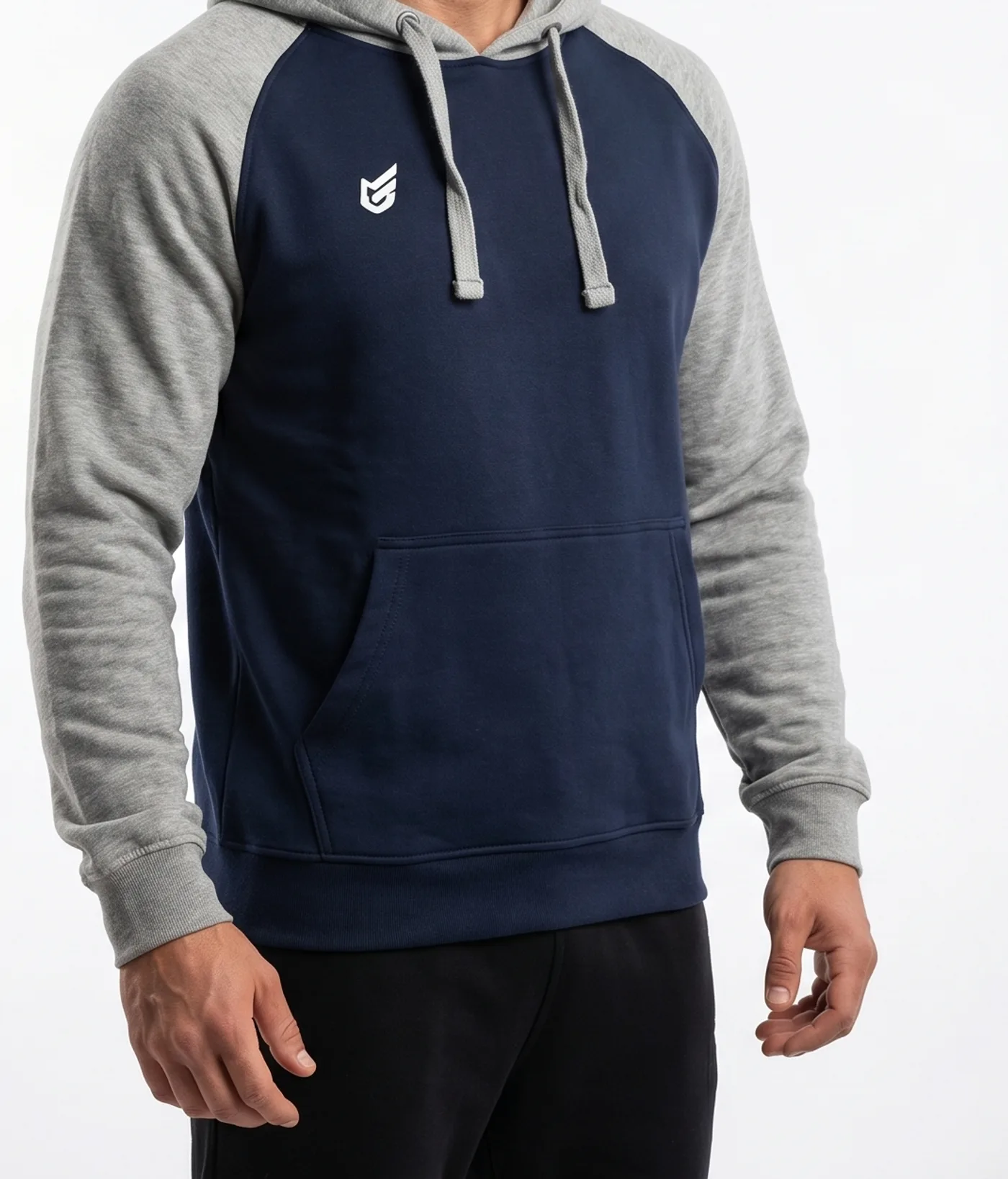 Sweat à capuche BSD, vue de face